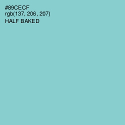 #89CECF - Half Baked Color Image